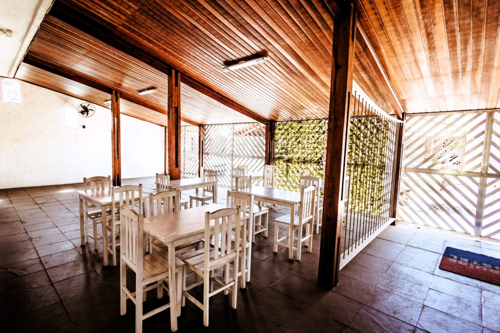 Mesas Café da Manhã Pousada Peruibe 455